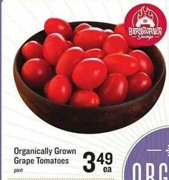 Lowes Foods Organically grown grape tomatoes offer