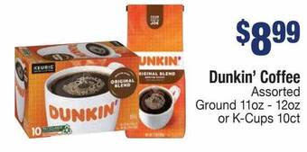 Kinney Drugs Dunkin' coffee offer