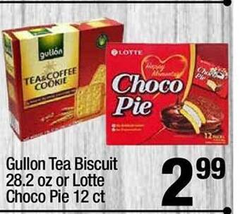 Super King Markets Gullon tea biscuit or lotte choco pie offer