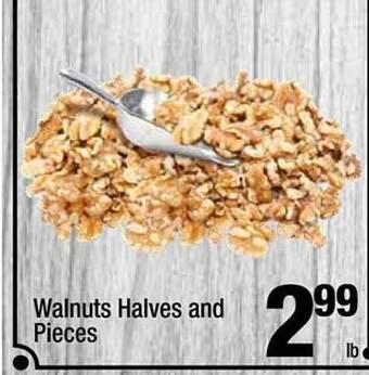 Super King Markets Walnuts halves and pieces offer