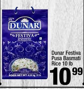 Super King Markets Dunar festiva pusa basmati rice offer