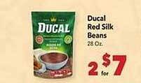 Vallarta Supermarkets Ducal red silk beans offer