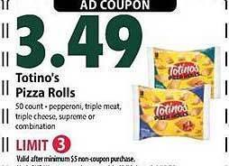Festival Foods Totino's pizza rolls offer