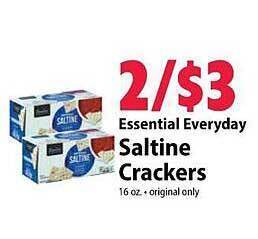 Festival Foods Essential everyday saltine crackers offer
