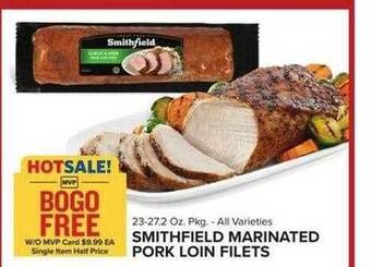 Food Lion Smithfield marinated pork loin filets offer