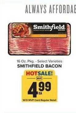Food Lion Smithfield bacon offer
