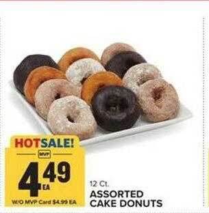 Food Lion Assorted cake donuts offer