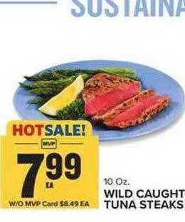 Food Lion Wild caught tuna steaks offer