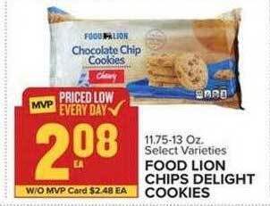 Food Lion Food lion chips delight cookies offer