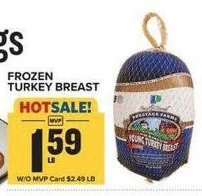 Food Lion Frozen turkey breast offer