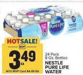 Food Lion Nestle pure life water offer