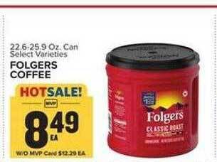 Food Lion Folgers coffee offer