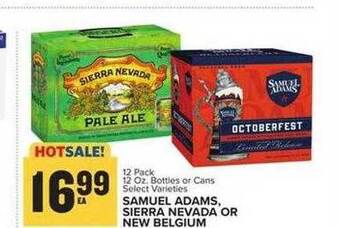 Food Lion Samuel adams, sierra nevada or new belgium offer