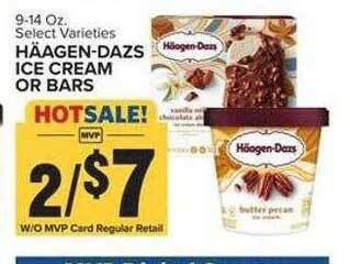Food Lion Häagen-dazs ice cream or bars offer