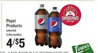 Lowes Foods Pepsi products offer