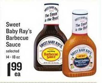 Lowes Foods Sweet baby ray's barbecue sauce offer