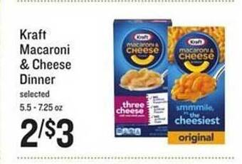 Lowes Foods Kraft macaroni & cheese dinner offer