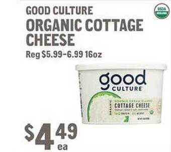 New Seasons Market Good culture organic cottage cheese offer