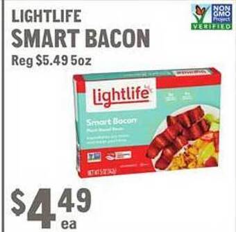 New Seasons Market Lightlife smart bacon offer