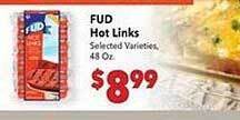 Vallarta Supermarkets Fud hot links offer