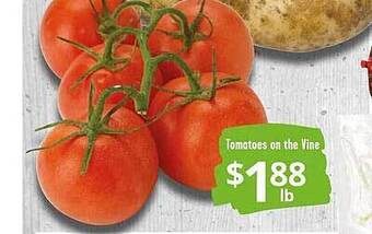 Brookshire Brothers Tomatoes on the vine offer