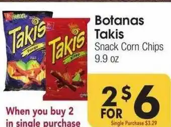 Cardenas Botanas takis snack corn chips offer