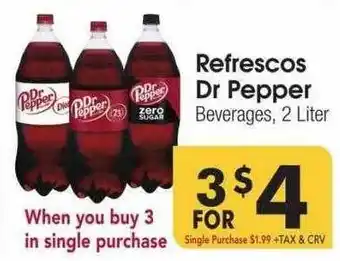 Refrescos dr peppers