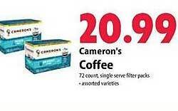 Festival Foods Cameron's coffee offer