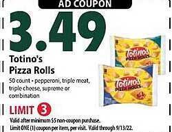 Festival Foods Totino's pizza rolls offer