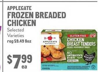 New Seasons Market Applegate frozen breaded chicken offer