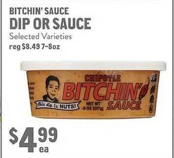 New Seasons Market Bitchin'sauce dip or sauce offer