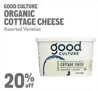 New Seasons Market Good culture organic cottage cheese offer