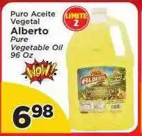 Alberto pure vegetable oil