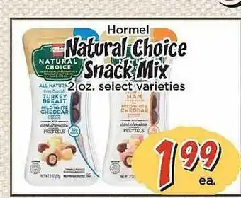 Price Cutter Hormel natural choice snack mix offer