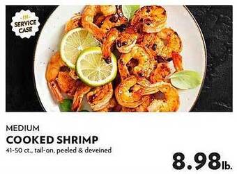 Reasors Medium cooked shrimp offer