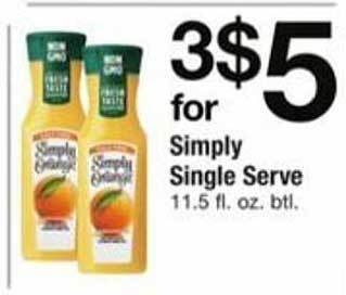ACME Simply single serve offer