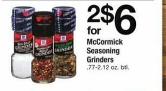 ACME Mccormick seasoning grinders offer