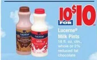 ACME Lucerne milk pints offer