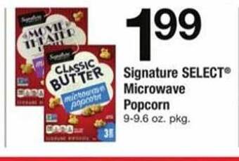ACME Signature select microwave popcorn offer