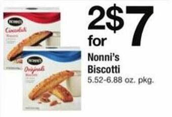ACME Nonni's biscotti offer