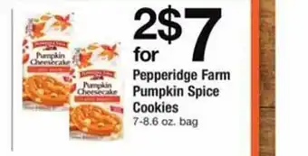 ACME Pepperidge farm pumpkin spice cookies offer