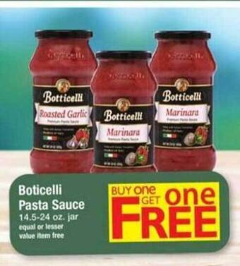 ACME Boticelli pasta sauce offer