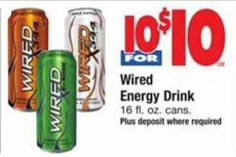 ACME Wired energy drink offer