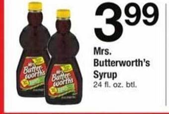ACME Mrs butterworth's syrup offer
