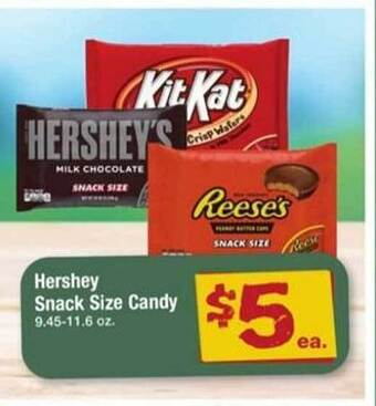 ACME Hershey snack size candy offer