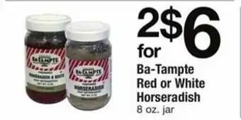 ACME Ba-tampte red or white horserdish offer