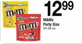ACME M&ms party size offer