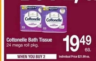 ACME Cottonelle bath tissue offer