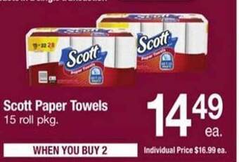 ACME Scott paper towels offer