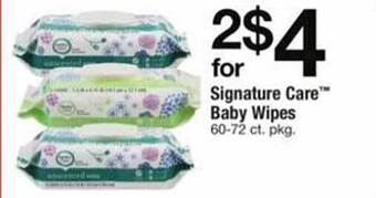 ACME Signature care baby wipes offer
